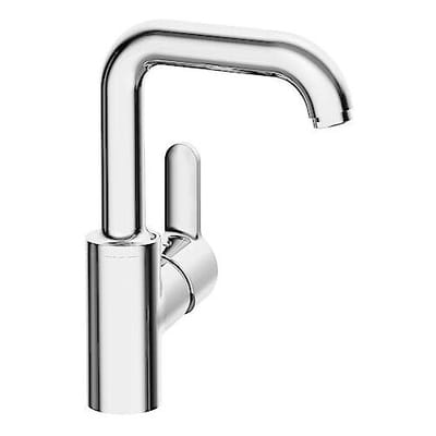 Hansa Hansaprimos wastafelkraan met zijbediening met 150° draaibare uitloop 14.2cm chroom