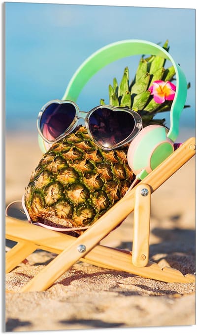 TMK ArtDeko - Snijplank - 30x52 cm - Ananas - Veilig en Hygiënisch