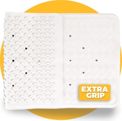 Pasper Badmat wit antislip mat 40 x 70 cm - douchemat - voor bad en douche