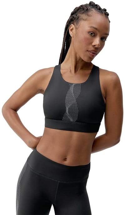 Born Living Yoga Kishi Sporttop Met Hoge Ondersteuning Zwart XS Vrouw