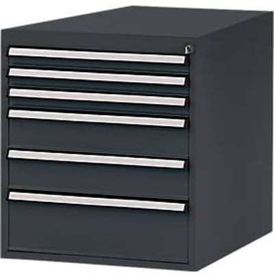 Manuflex onderbouw met schuifladen, voor werkbank Profi diepte 700 mm, antraciet
