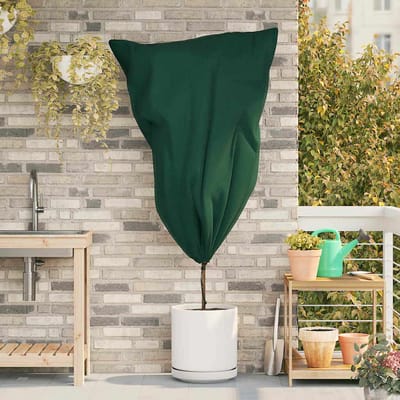 vidaXL - Vorstbeschermer - Plantenfleece - Covers - 10 - st - Groen - 0,8 - x - 1,2 - m