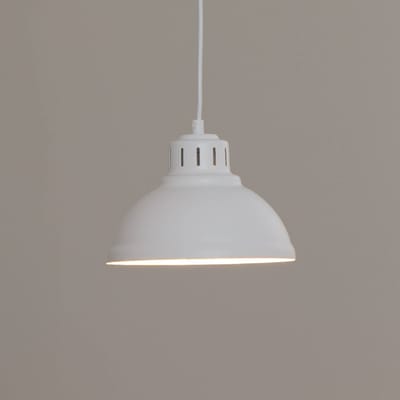 Sven Hanglamp Metaal Wit E27 21cm - Modern Design
