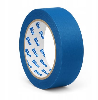 Blauwe Afplaktape 38mm UV-bestendig voor Binnen & Buiten