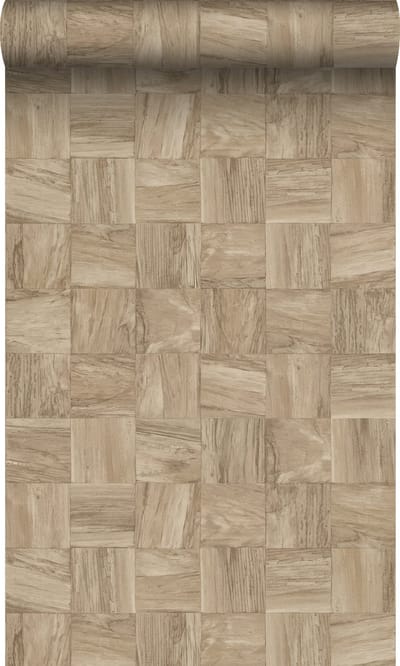 Origin Wallcoverings behang sloophout motief beige - 50 x 900 cm - 347930