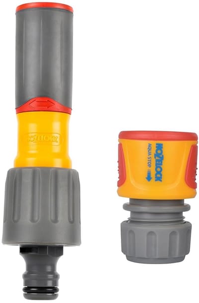 Tuinspuit met Aquastop en Aansluitset voor Krachtig Sproeien
