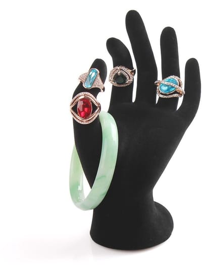 OmGoods - Dailygoody - Sieraad Display Houder - Handvormige Ring en Armband Stand - Perfecte presentatie - Ideaal voor sieraden - Geschikt voor elke gelegenheid