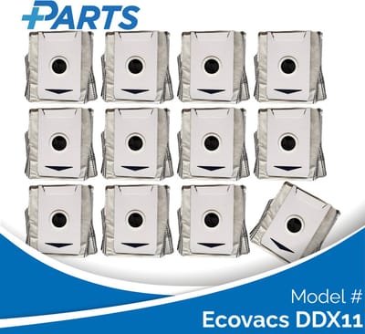 Ecovacs DDX11 Stofzakken (12 Stuks, Plus.Parts® alternatief voor DDB030031)