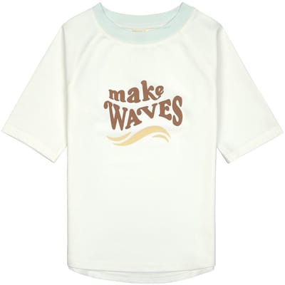 Lässig SPF UV-Shirt korte mouw - Rashguard make waves sea salt