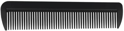 Haarsoires Styling Tool Haarkam 14cm - Klein Formaat - Kunststof - Zwart - Haar Kam voor Dagelijks Gebruik & Styling