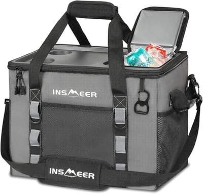 Thijox - Opvouwbare Koeltas XXL 40L voor 60 Blikjes - Isolatietas met Opener en Versterkte Zijkanten - Perfect voor Camping, Strand, Picknick en Feest