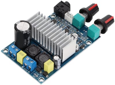 Digitale versterker board - Subwoofer module - Doe-het-zelf audio - 100W bas-uitgang - 12-24V - Zwart
