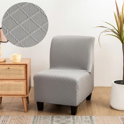 Stoelhoezen zonder armleuning Afstotende Accentstoelhoes Beschermer voor stoelen zonder armleuning Afneembare hoes Voor Woonkamer Huis Hotel 1 piece