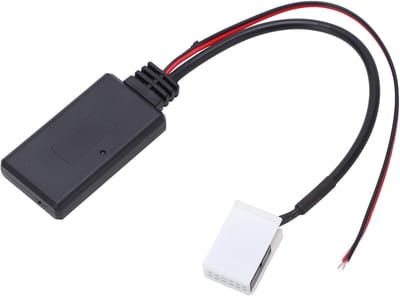 Audio Adapter Kabel - Radio Verbinding - Auto Muziek Streamen - Plug and Play Installatie - 17cm Lengte - Zwart