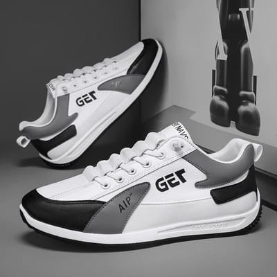 Nieuwe Mode Herenschoenen Sneaker Hardlopen Lichtgewicht Heren Casual Kleine Casual Schoenen Trendy Herenschoenen 45 gray