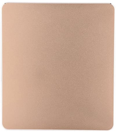 Dailygoods- Muismat Dubbelzijdig Aluminium - Gaming Muismat - Harde Muismat - Nauwkeurige Bediening - 18x16 cm - Zware Grip