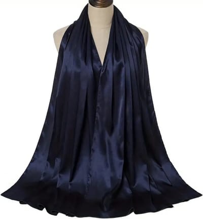 Bovista Hoofddoek - Hijab - Dames - Abaya - Sjaal - Islamitische Kleding - Moslim Kleding - Alhamdulillah - Marineblauw