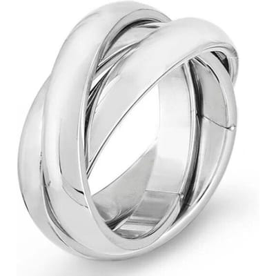Eenvoudige Zilverkleurige Wikkelringen Voor Vrouwen Fahsion Legering Metaal Wikkelring Vrouwelijke Feestringen Trend Sieraden 9 white