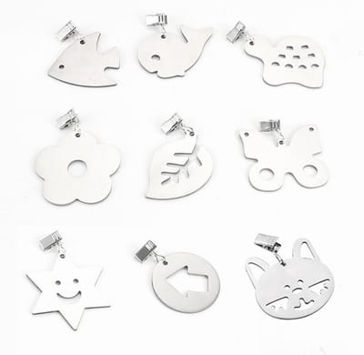Dailygoods- Tafelkleedclips 9 Stuks - Roestvrij Staal - Stevig/Duurzaam - Voor Binnen/Buiten - Perfect voor Bruiloften/Picknicks - Eenvoudig te Gebruiken - Tafelkleedgewichten