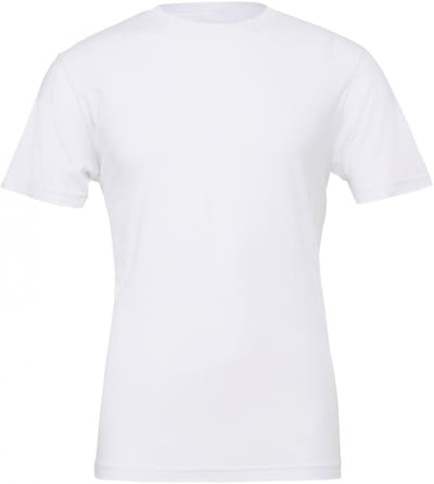 Bella+Canvas Unisex Jersey Short Sleeve Tee CV3001 - White - L