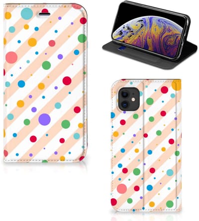 Apple iPhone 11 Hoesje met Magneet Dots