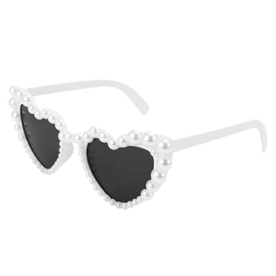 Hartvormige zonnebril voor feest en carnaval - Vintage jaren 90 stijl