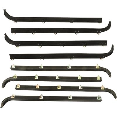 4 STUKS Voorruit Weerstrip Zwart F2TZ1521456A Waterdicht Laag Geluidsniveau Vervanging Voor Ford Bronco black