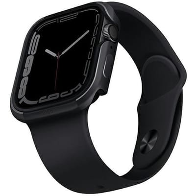 UNIQ Valencia Serie - Beschermhoes voor Apple Watch - Grafiet - 40/41mm - Elegant en Praktisch