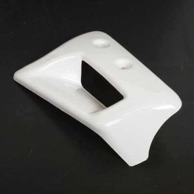 paar witte radiateurkappen voor peugeot 103 rcx fase 2 bromfiets nieuw