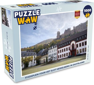 Puzzel Heidelberg - Kasteel - Duitsland - Legpuzzel - Puzzel 1000 stukjes volwassenen