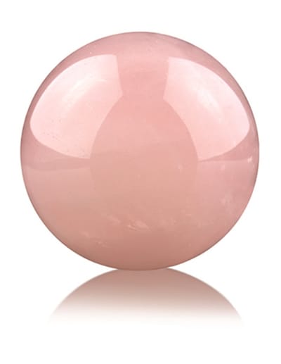 Roze kwarts 7 cm edelsteen bol