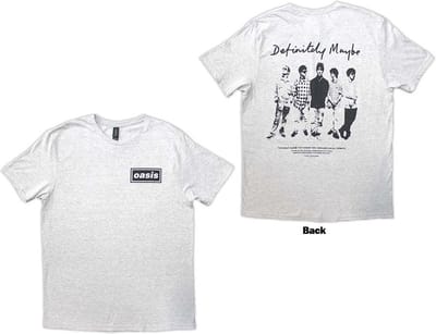 Oasis - Definitely Maybe Promo Heren Tshirt - S - Grijs