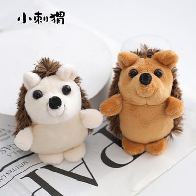 10cm Dier Kleine Egel Pluche Speelgoed Sleutelhanger Decoratie Hanger Cadeau Pluche Speelgoed