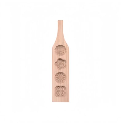 Gebakvorm - Bloemvormig - Geschikt voor thuiskeukens - Gemakkelijk schoon te maken - Ongeverfd en wasvrij - 35*7 cm - Natuurlijke houtkleur - 1 stuk