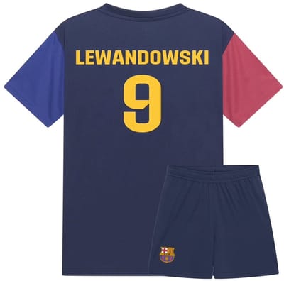 Lewandowski FC Barcelona Voetbaltenue Thuis - 2025-2026- Maat 140