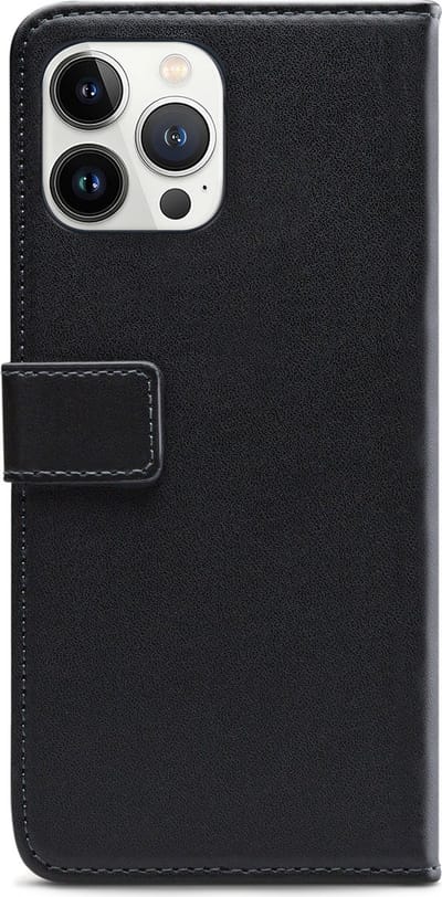 Mobilize Telefoonhoesje geschikt voor Apple iPhone 13 Pro Max Hoesje | Mobilize Classic Gelly Wallet Bookcase Portemonnee | Pasjeshouder voor 2 Pasjes | Telefoonhoesje voor Pinpas / OV Kaart / Rijbewijs - Zwart