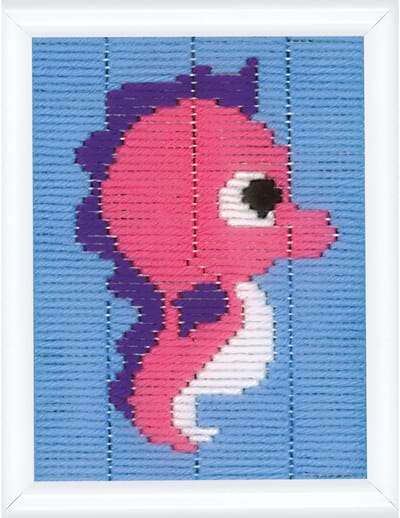 Vervaco - Spansteek kit - Zeepaardje - PN-0207527 - Borduren - Borduurpakket - Borduurpakket kind