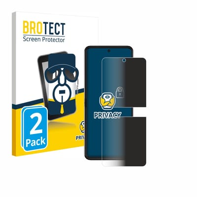 BROTECT - privacy screenprotector voor Motorola Razr 2025 - Folie Beschermfolie Blauwlichtfilter 2 Stuks