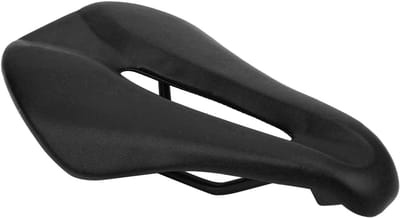 Fietszadel - Comfortabel zadel - Lange fietstochten - Ademend hol design - 23 x 15 x 2 cm - Zwart