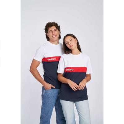 Umbro Sportswear T-shirt Met Korte Mouwen Wit,Blauw S Man