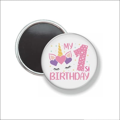 Button Met Magneet 58 MM - My 1st Birthday - NIET VOOR KLEDING