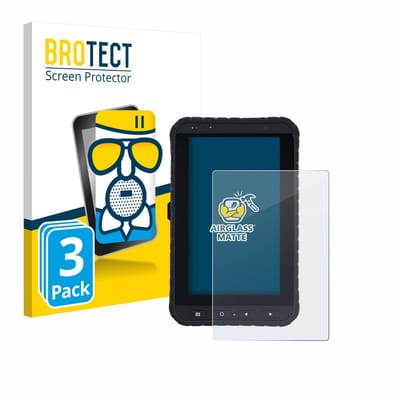 BROTECT - Screenprotector voor Winmate M700DQ8 - Folie Beschermfolie Beschermglas matte 3 Stuks