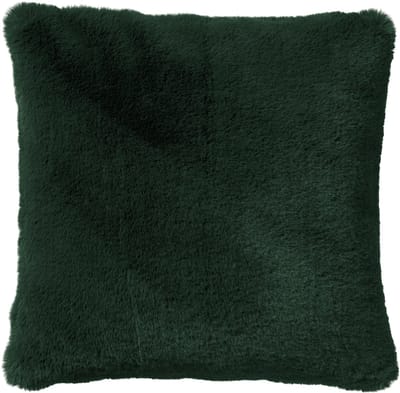 Dutch Decor ZAYA - kussenhoes 45x45 cm - bontlook - Mountain View - groen - met rits - zonder binnenkussen
