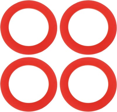 Toilet Flush Valve Afdichtingen - Rubberen Ring Toilet - Lekkage Voorkomen - Specifiek Model Compatibel - 55.5mm 80mm 2mm - Rood