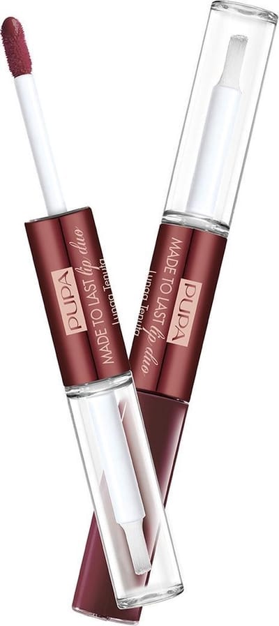 Pupa Milano Made To Last Lip Duo Exclusive Waterproof - 014 Burgundy