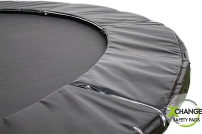 Etan® Xchange Universele Trampoline Beschermrand - t.b.v. trampoline van Ø 244 cm / 08ft - Zwart - Ideale Vervangingsrand