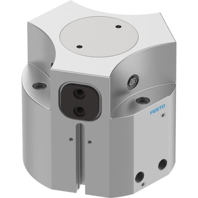 Festo Driepuntsgrijper 10mm Slag - Bouwgrootte 63 Dubbelwerkend - 1163048