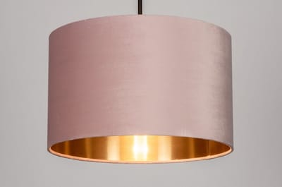 Lumidora Hanglamp 30931 - CHARLOTTE - E27 - Roze - Koper - Metaal - ⌀ 40 cm