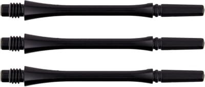 Dart Shafts - Dart Accessoires - Darts Spelen - Grafiet Materiaal - Maat 6 - Donker Zwart