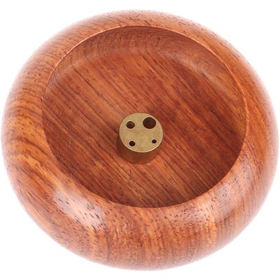 Houten Kom Type Mini Wierookhouder Palissander Wierookbrander Stokhouders Komvormige Wierookvat Huisdecoratie Geur Aromatisch brown